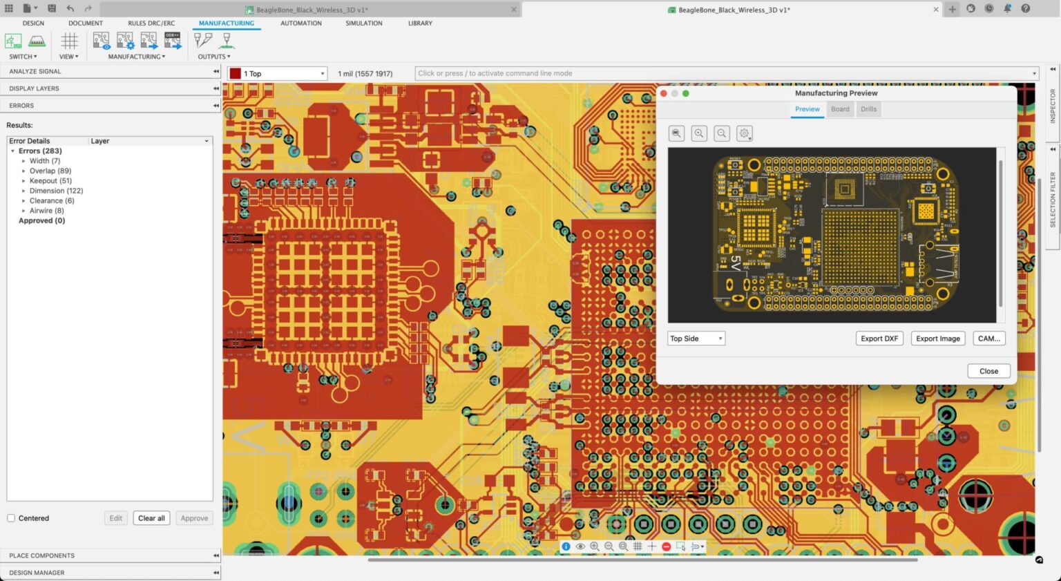 PCB制造預(yù)覽